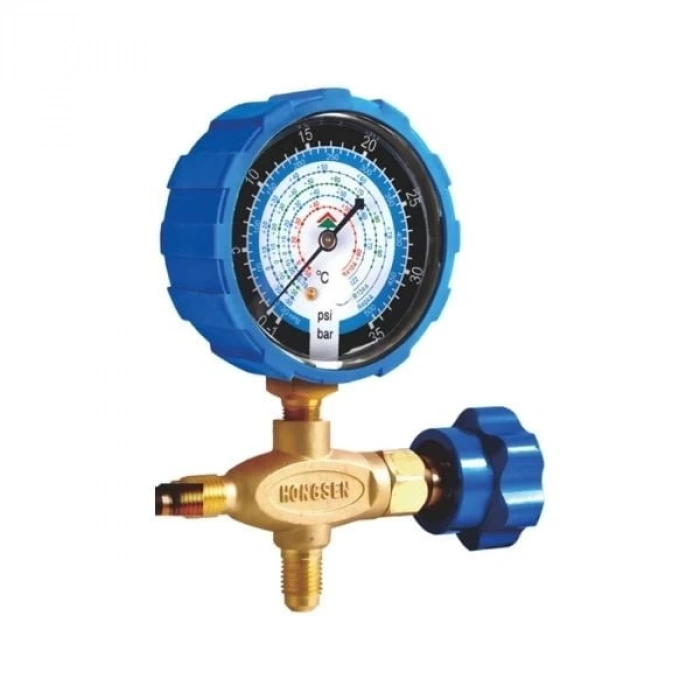 Hongsen HS-466NAL R410/22/134/404 Tekli Manifold Alçak Basınç