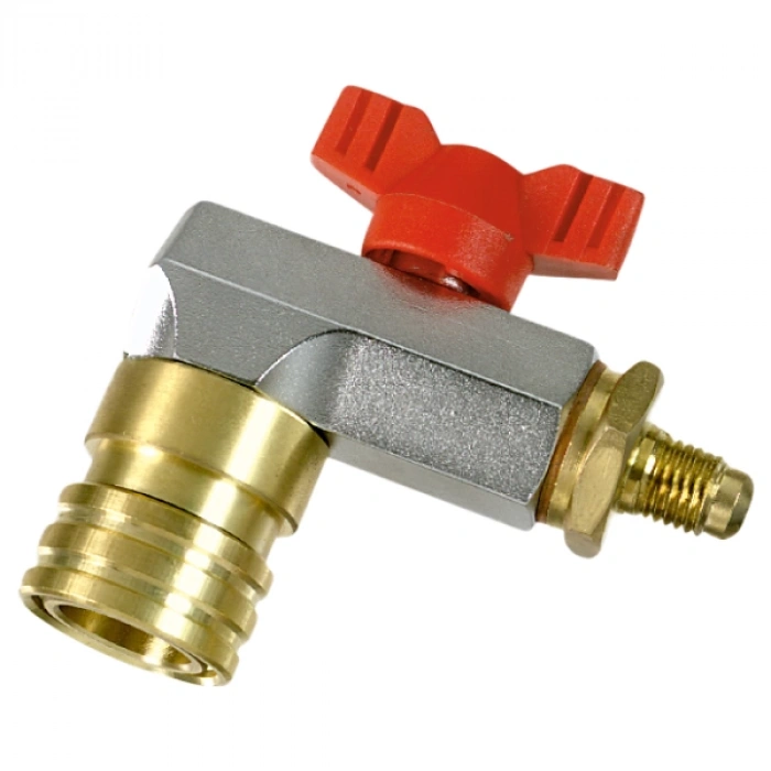 Refco CX-AUTO-R-1/4SAE Araç Klima Servis Vanası Jak Kırmızı No:9881191