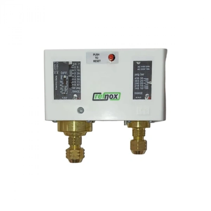 Refnox RPC-115 Çiftli Otomatik Reset Presostat 026BF1004