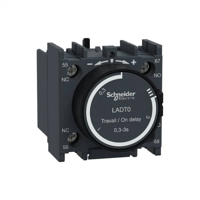 Schneider LADT0 Pneumatic Time Relay ON-Delay 0,1-3