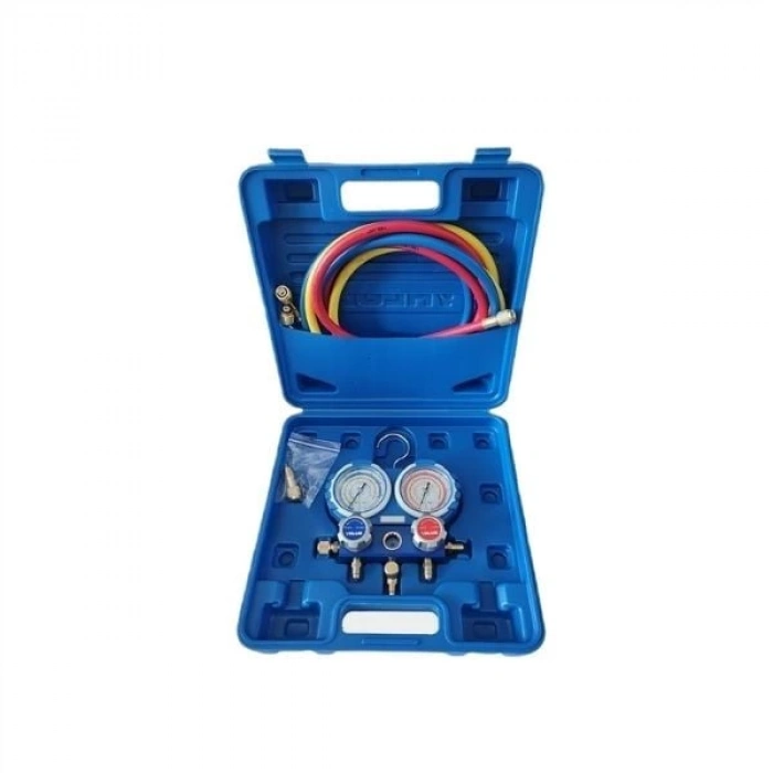 Value VMG2-R32-B Manifold-Q68 ( R-32-R-22-R-410A ) (1,2 MT Hortum Setli)