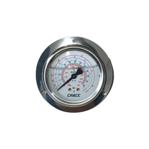Crace RING-63-M1-35-01 Yüksek Bas. Alt.Çık. Flanşlı Glis. Manometre R407C/R-134A/R-404A
