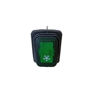Illuminated Key Black Case with Bellows (Green Trim)