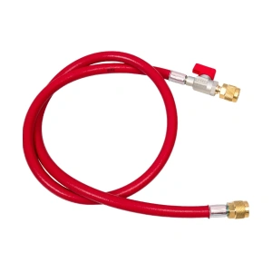 Refco CA-CL-72-R Tekli Şarj Hortumu 80 cm Küresel Vanalı Kırmızı No:4492987