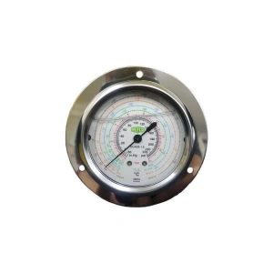 Refco MR-305-DS-MULTI 35 Bar Yüksek Basınç Arkadan Bağlantılı Manometre No:4664430