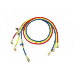 Rothenberger Manifold Hortum Seti Üçlü 1/4 1800MM Vanalı Kod:1500000034