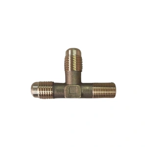 Thermotrick 1/4 x 1/8 Npt Manometre Prinç Te Erkek ( İnce Diş ) Çift Siboplu