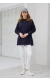 Taş Detaylı Parçalı Sweatshirt