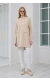 Kolları Çakma Taşlı Önü Cepli Sweatshirt