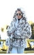 Leopar Peluş Kapişonlu Mont