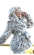 Leopar Peluş Kapişonlu Mont