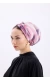Rosa İtalyan İpek Dolgulu Bone