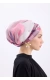 Rosa İtalyan İpek Dolgulu Bone