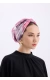 Rosa İtalyan İpek Dolgusuz Bone