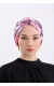 Rosa İtalyan İpek Dolgusuz Bone