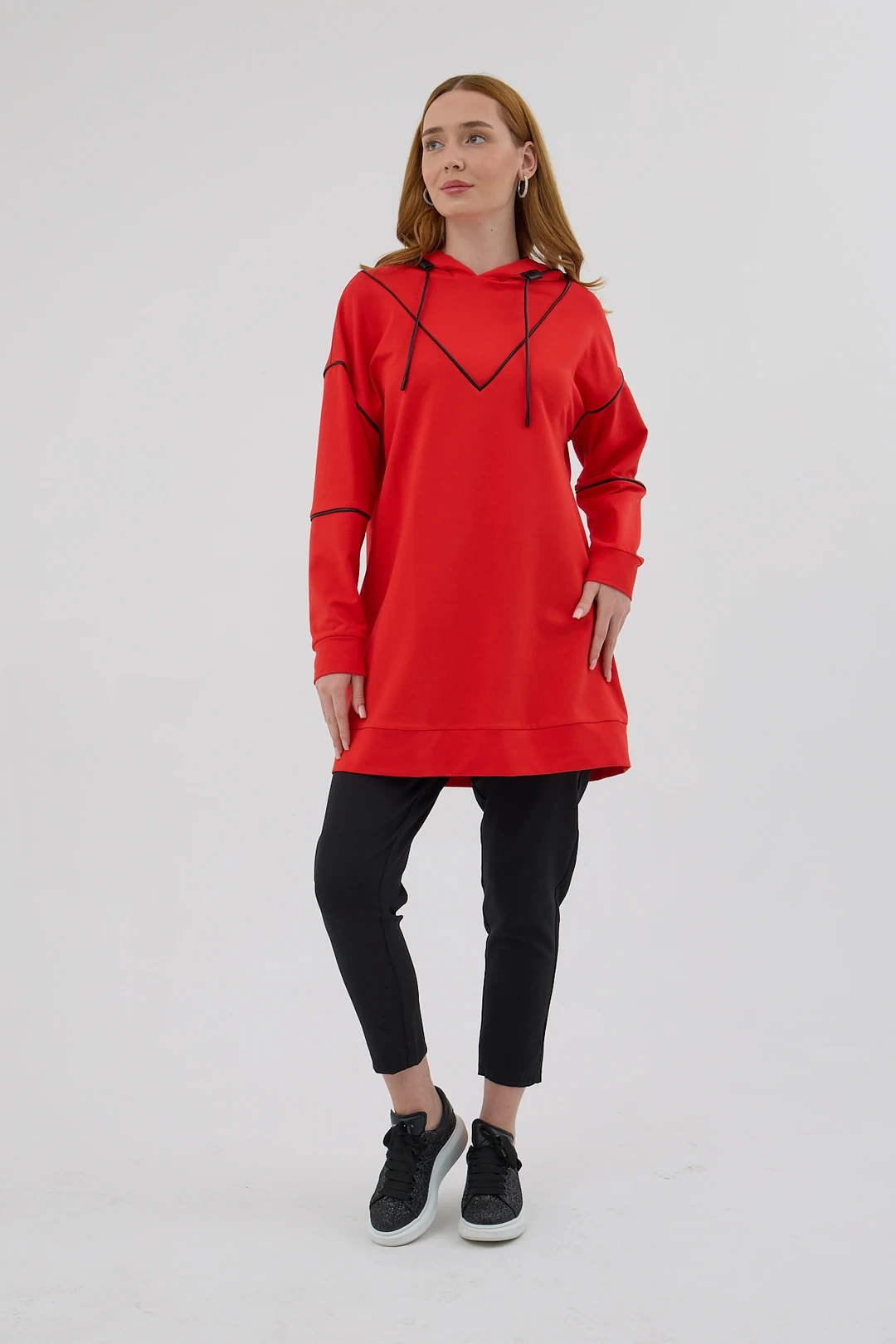 Kapüşonlu Tunik