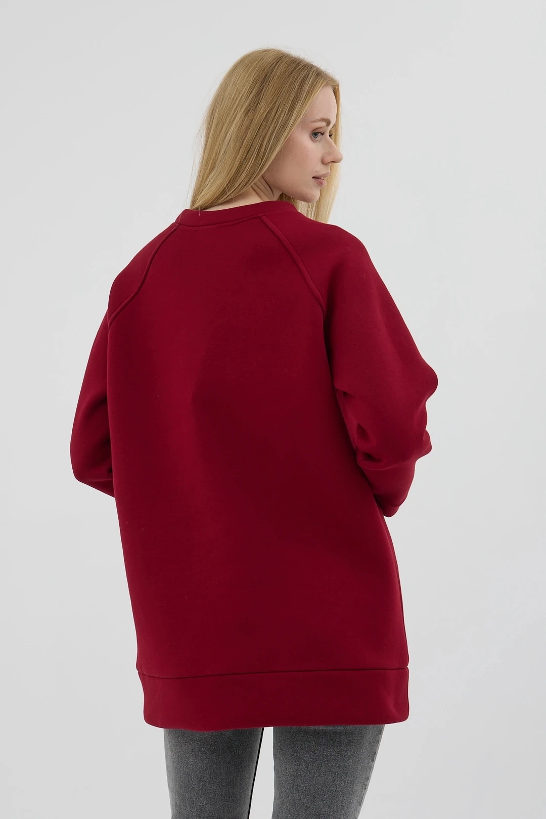 Taş Detaylı Parçalı Sweatshirt