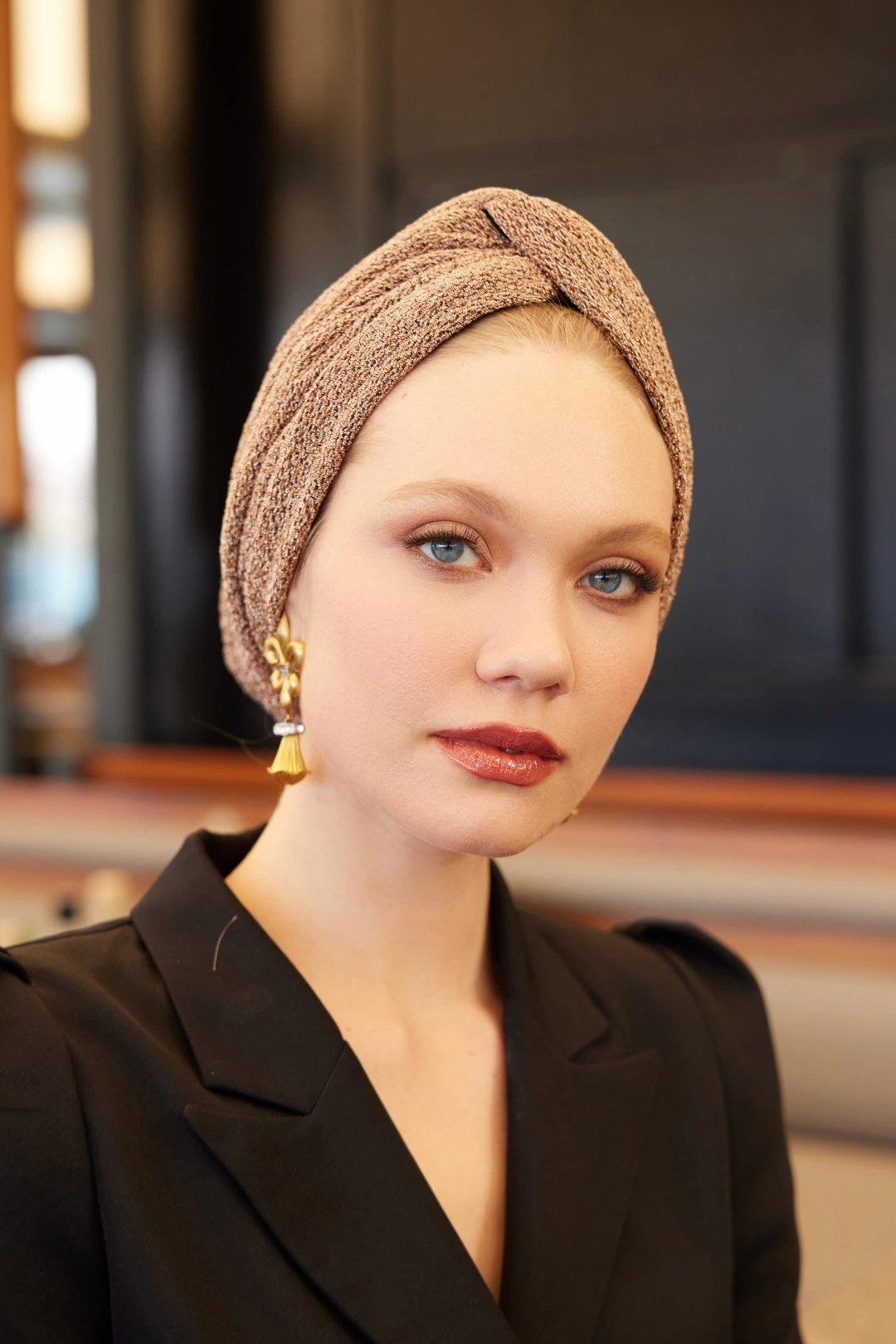 کلاه بافتنی مسی مزگه بدون پرز