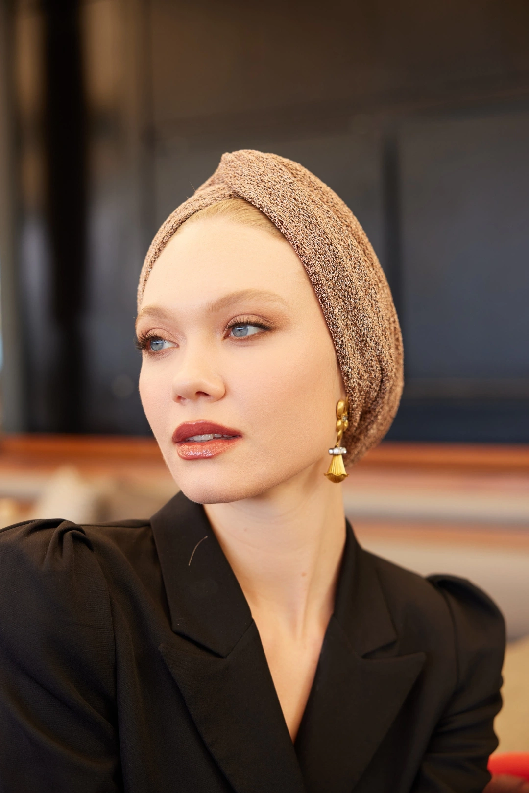 کلاه بافتنی مسی مزگه بدون پرز