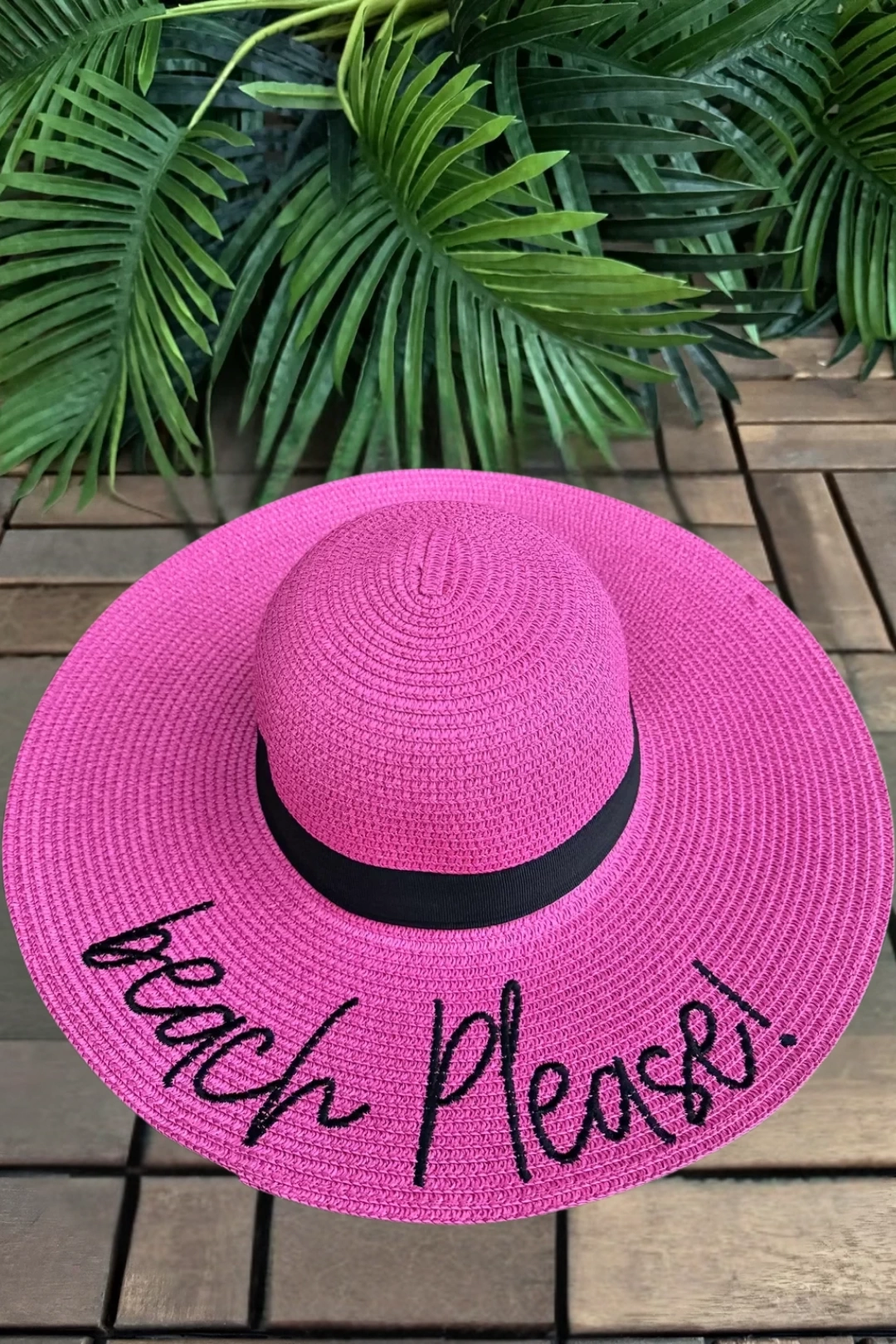 Beach Please Hasır Şapka