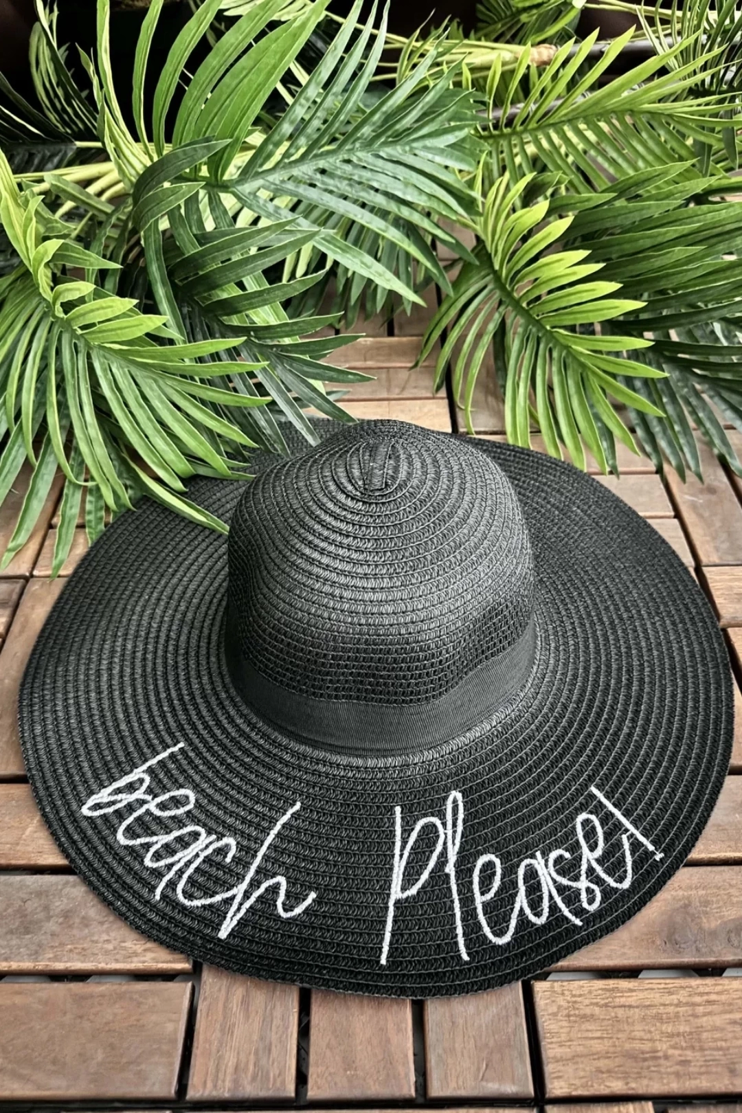 Beach Please Hasır Şapka