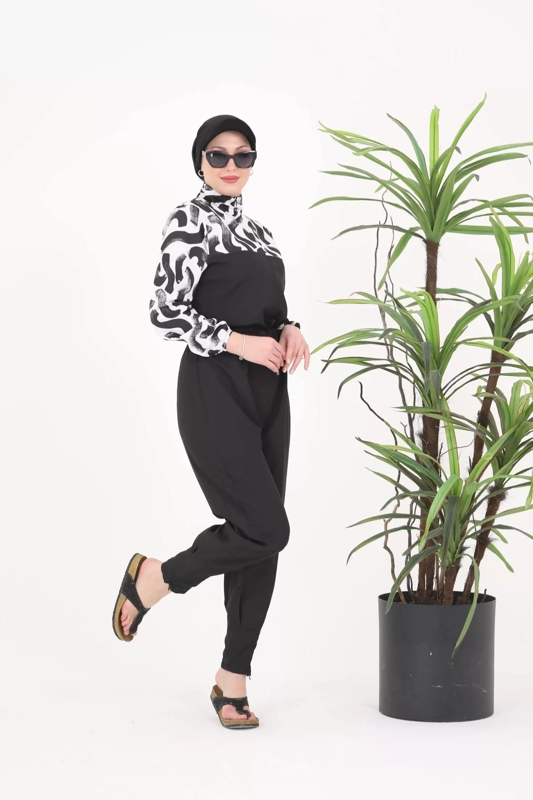 لباس شنا طرح دار رویایی