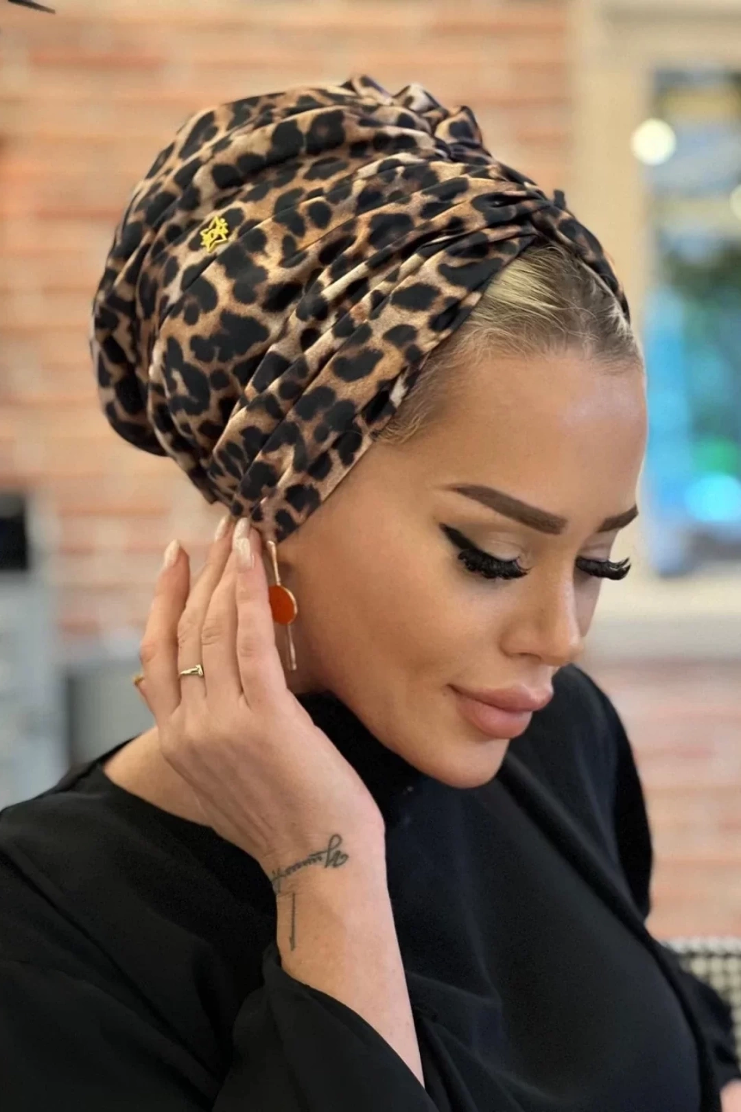 Helin Dolgulu Bone - Leopar