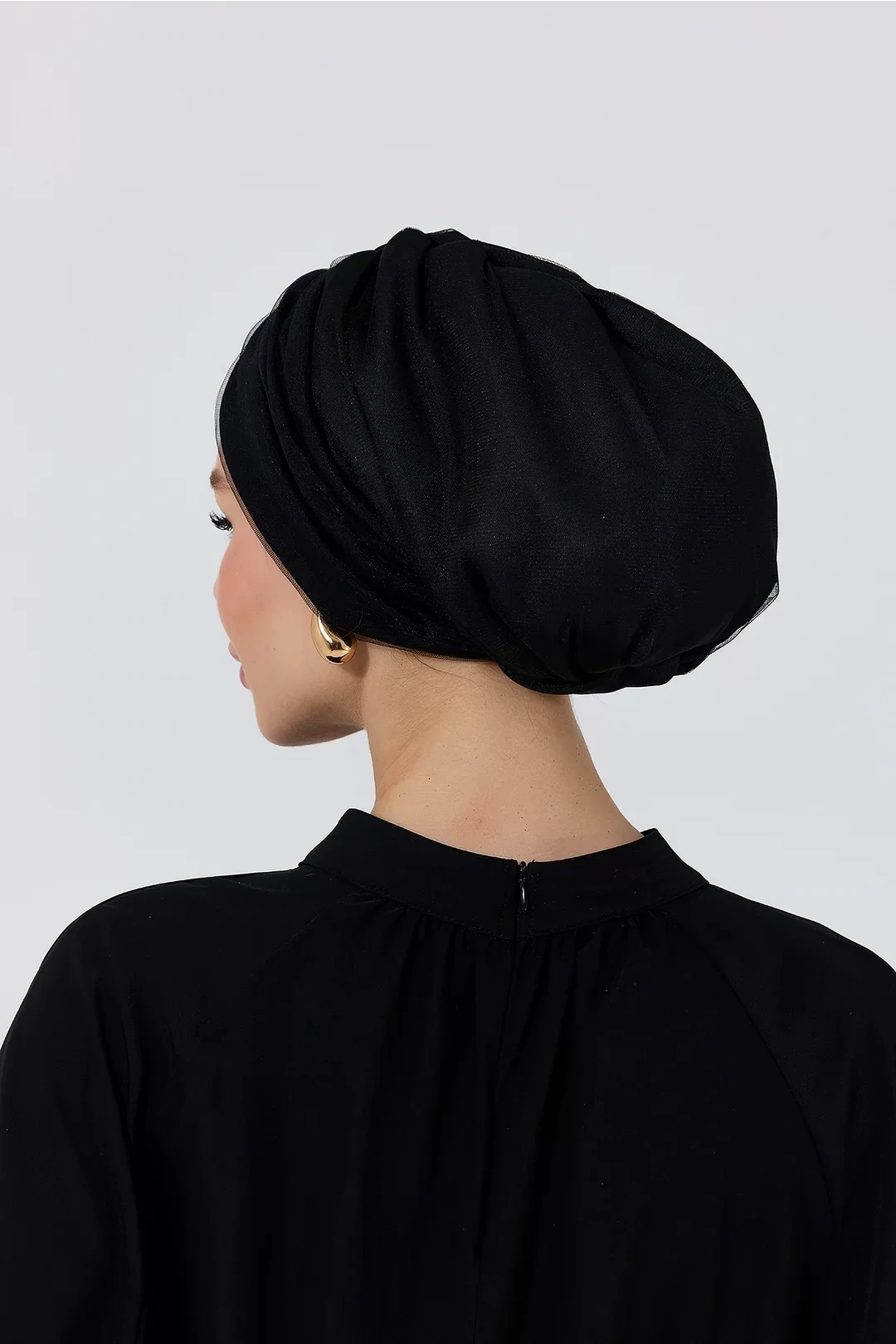 Hesya Filled Daily Тюль Капот Черный