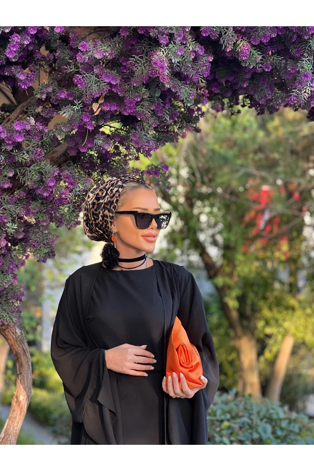 İpek Saten Dolgulu Leopar Bone