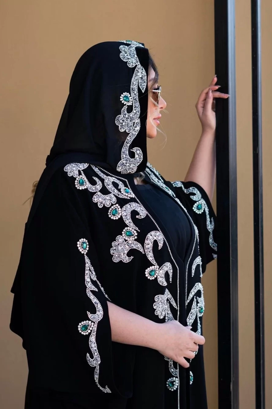 Krep Kumaş Abaya 2li Takım