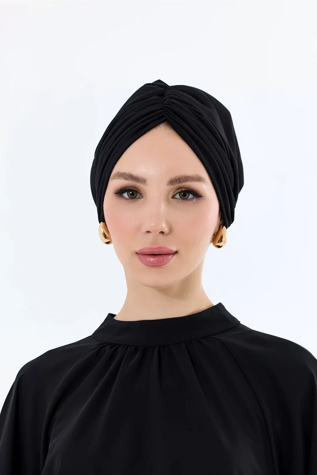 Sisre Draped Filled Daily Bonnet черный