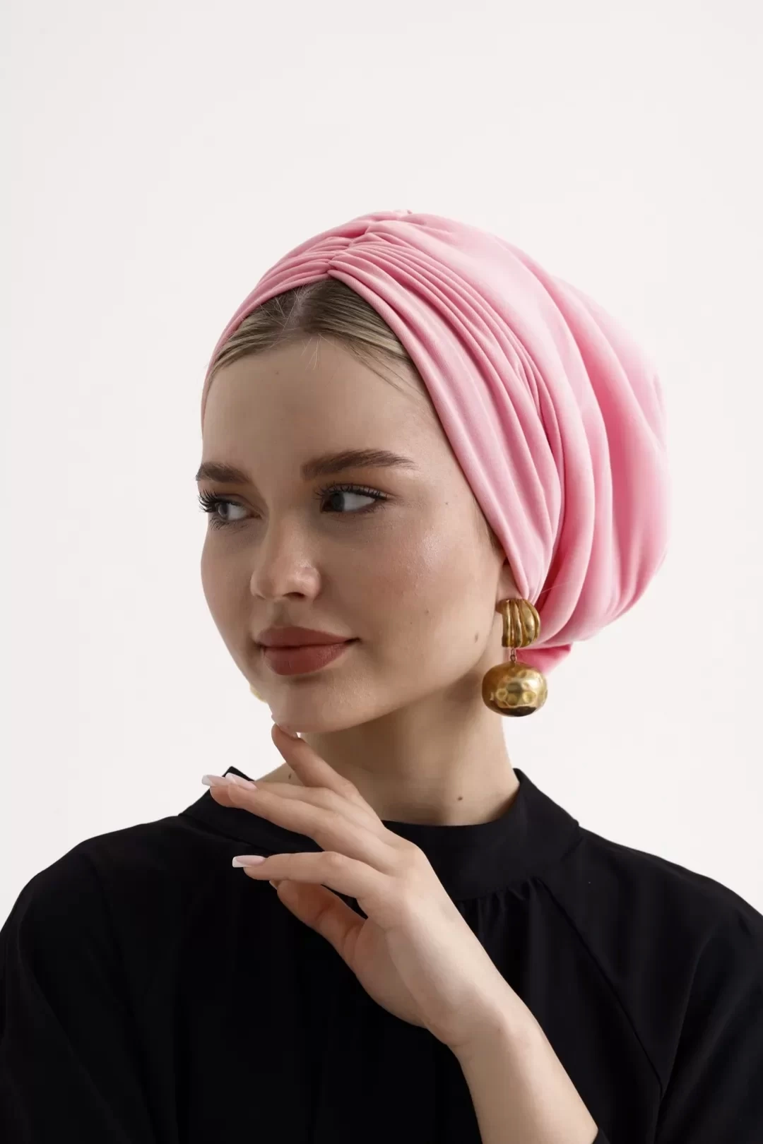 Sport Dolgulu Bone - Pembe