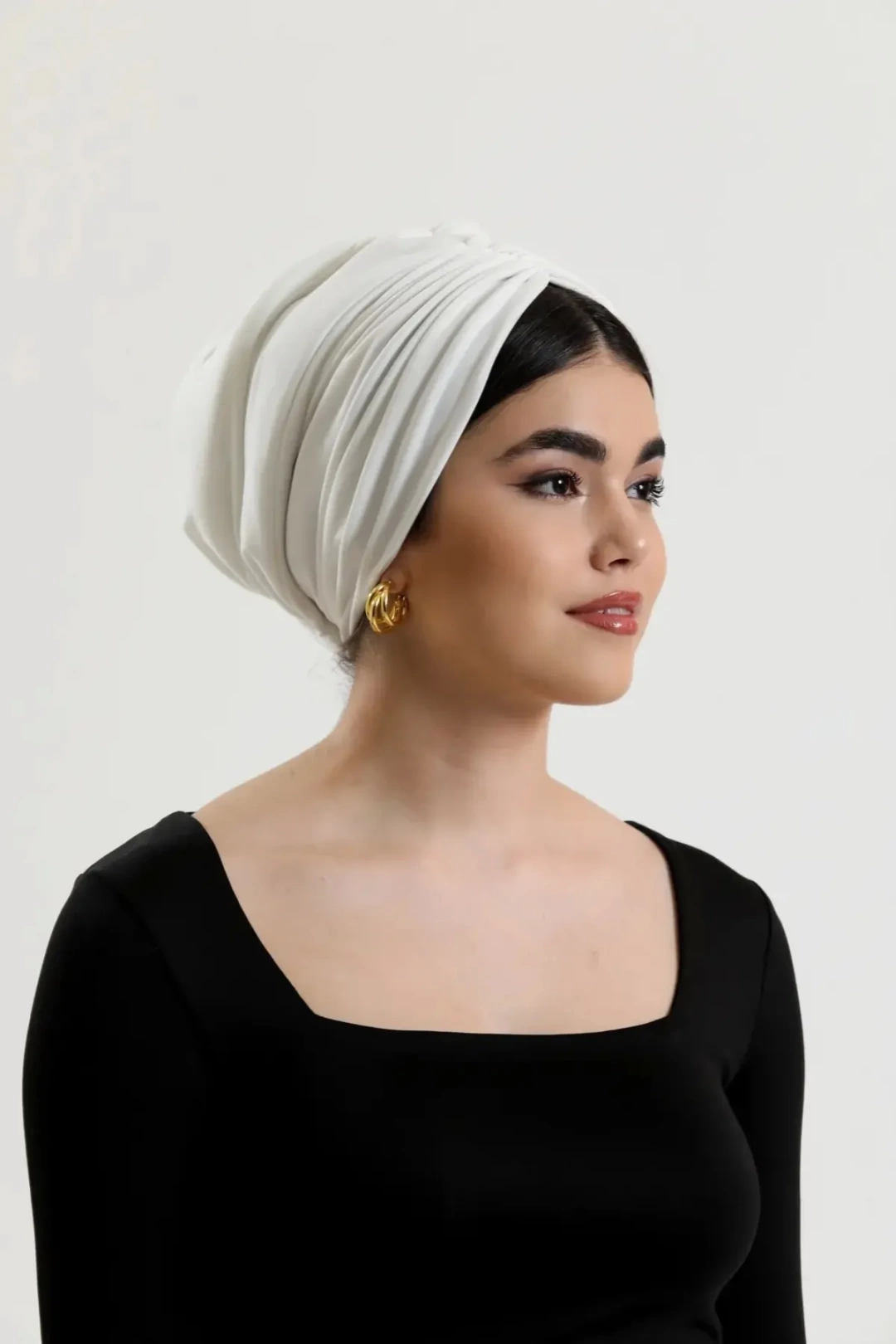 Sport Dolgulu Bone - Beyaz