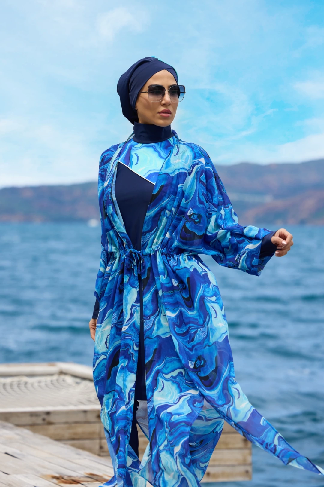 Yakamoz Model Tasarım Tesettür Pareo