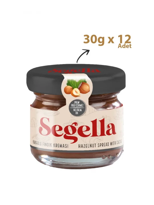 Segella Kakaolu Fındık Kreması 30g x 12 Adet