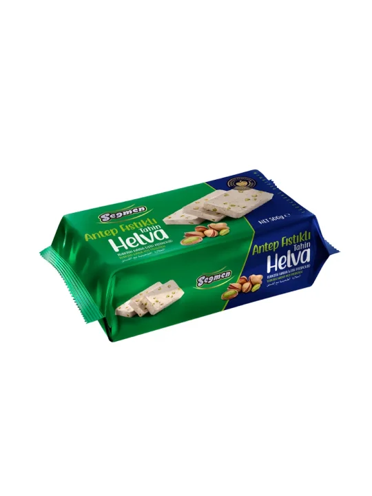Seğmen Antep Fıstıklı Tahin Helvası Paket 500g