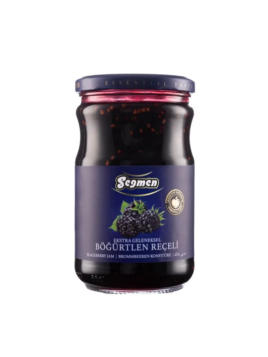 Seğmen Böğürtlen Reçeli Kavanoz 800g