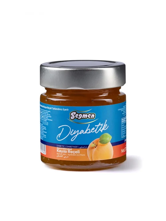 Seğmen Diyabetik Kayısı Reçeli Kavanoz 270g