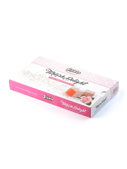 Seğmen Güllü Lokum Kutu 500g