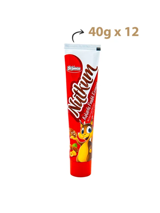 Seğmen Nutkum Kakaolu Fındık Ezmesi Tüp 40g (12li)