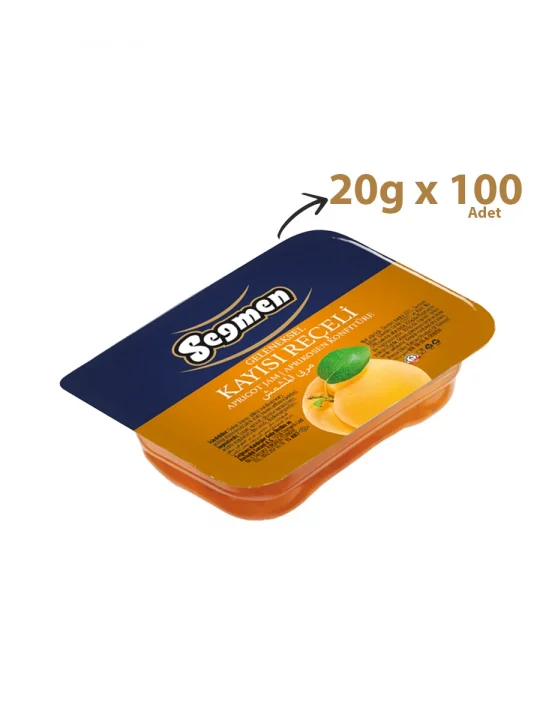 Seğmen Kayısı Reçeli Piknik 20g (100’lü)