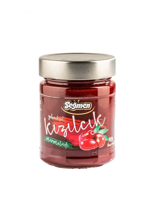 Seğmen Kızılcık Marmelatı Kavanoz 370g