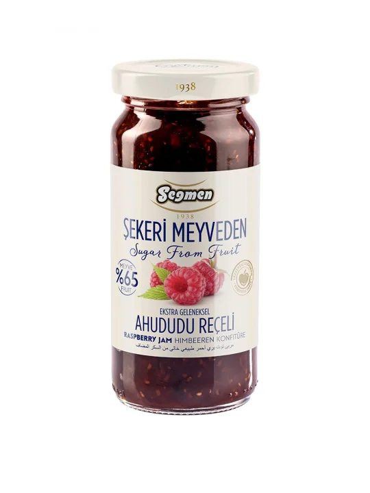 Seğmen Şekeri Meyveden Ahududu Reçeli Kavanoz 270g