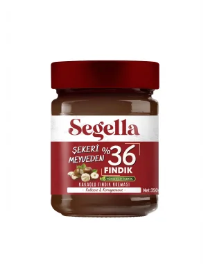 Segella Şekeri Meyveden %36 Kakaolu Fındık Kreması 350gr