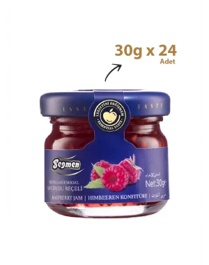 Seğmen Ahududu Reçeli Kavanoz 30g (24’lü)