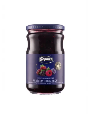 Seğmen Beşibiryerde Karışık Meyve Reçeli Kavanoz 800g