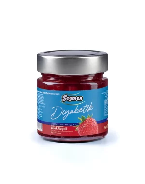 Seğmen Diyabetik Çilek Reçeli Kavanoz 270g