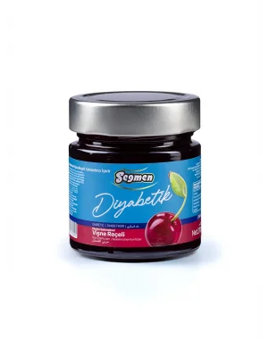 Seğmen Diyabetik Vişne Reçeli Kavanoz 270g