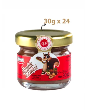 Seğmen Fındık Ezmesi Kavanoz 30g (24’lü)