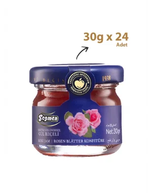 Seğmen Gül Reçeli Kavanoz 30g (24’lü)